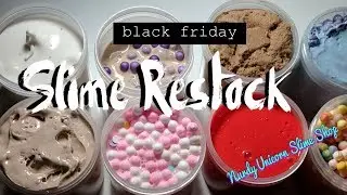 Black Friday Slime Restock! HUGE 50% OFF SALE! 11/22/18 Restock