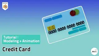 credit card modeling and animation blender beginner tutorial