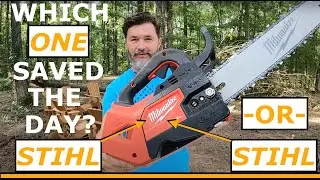 STIHL- or -Milwaukee Top Handle Chainsaw? Which one DID THE JOB!