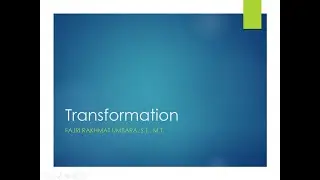 Data Mining - Data Transformation