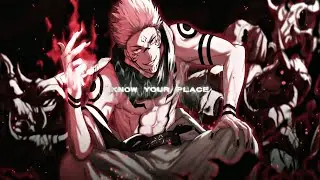 『Sukuna』-Know Your Place !! | Darklight (Night Lovell)