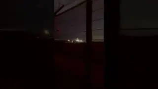Ryanair 737 takes off MAN Manchester airport at night #manchester #heathrowplanespotting #aviation
