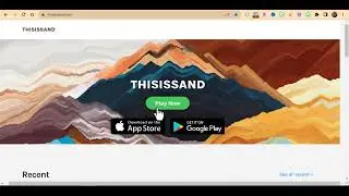 Thisissand.com. Fun and unique playground for creating and sharing amazing sandscapes on your comput