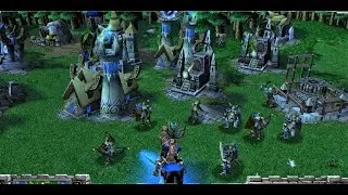 Warcraft 3 Showcase Test Race Gameplay - (High Elves) -  Custom Race
