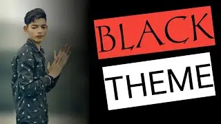 Black Theme lightroom tone ||