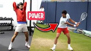 Novak Djokovic workout for Insane Backhand Power