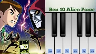 Ben 10 Alien Force Theme | Perfect Piano | Easy Piano Tutorial