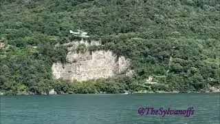 Spectacular James Bond-style wedding in Lake Como, Italy | Groom's arrival by seaplane