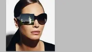 tutorial photoshop-riflesso di paesaggi su occhiali