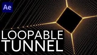 Creating a LOOPABLE INFINITE TUNNEL using Trapcode MIR3 | After Effects Tutorial