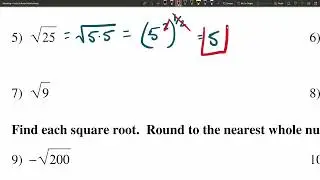 KutaSoftware: PreAlgebra- Square Roots