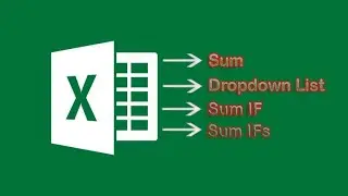 Basic Formulas in Excel || Basic Functions in Excel for beginners || Sum, Sum IF, Sum IFs #Excel