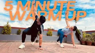 5-Minute Full Body Warmup with Certified Trainers | Step-by-Step Guide, Timers, and Countdowns