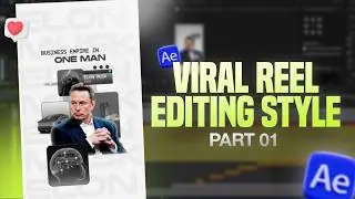 Edit Viral Instagram Reel using After Effects| Editing Tutorial Part 01