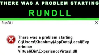 Rundll There was a problem starting while opening HDD partition| Windows 10