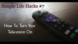 How to turn your television on