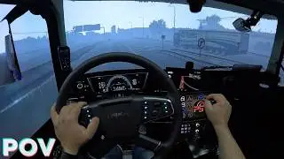 Extreme Weather Haul in Greece | ETS2 | Fanatec dd+ | Moza TSW