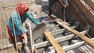 How to make stair dhalai || unique technique for dhalai || #construction