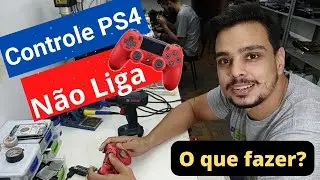 Controle de ps4 não liga e não carrega   Dualshock não funciona [Como consertar]