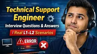 Technical Support Engineer Interview Questions and Answers | L1 Support | Service Desk 2026