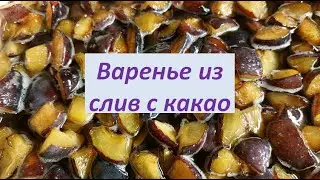 Варенье из слив с какао без косточек | Оригинальный рецепт для гурманов