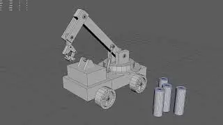 Maya I Rigging I Crane Truck