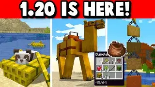MINECRAFT 1.20 FEATURES ARE HERE!! Bundles, Camel, Chiseled Bookshelf (SNAPSHOT 22W42A)