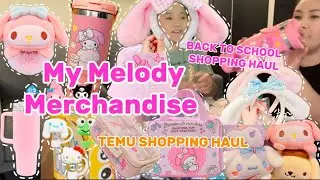 TEMU Shopping Haul - Essential Back to school Supplies -Sanrio My Melody and More! AllieVenture