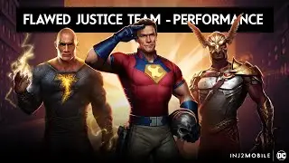 Flawed Justice Team - League Gameplay - Comparison | Injustice 2 Mobile