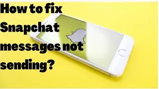 How to fix Snapchat messages not sending? | Snapchat message sending problems|@Discover apps with me
