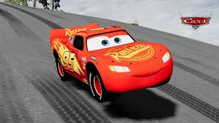 Lightning McQueen vs Downhill Race | BeamNG.drive