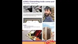 LOGO.3 Dismantling inside corner post , Dismantling – make it easy PASCHAL