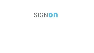 signon - A simple, fast and secure way to sign documents online