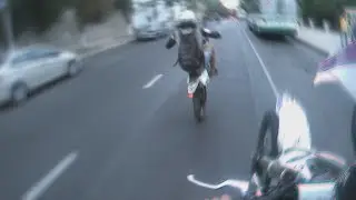 Рывки на заднеем колесе питбайк@СЕВАС