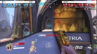 Overwatch - mercy just saved our asses.