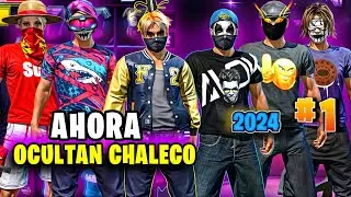 TODAS LAS CAMISAS AHORA OCULTAN CHALECO EN FREE FIRE 2024 🤩- OUTFITS INSANOS FF PARTE #1