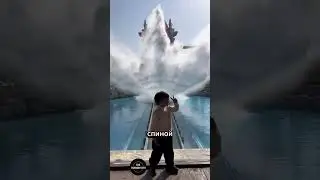 Этот мальчик ждал, что его обольёт поезд… но всё пошло не по плану! 😲🚂 