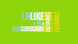 Thanks For Watching outro - Simple Outro With Chromatic Abberation + Green screen - No Copyright