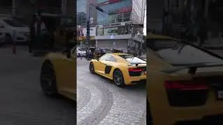 Audi r8 road roaring  😍😍😍😍 