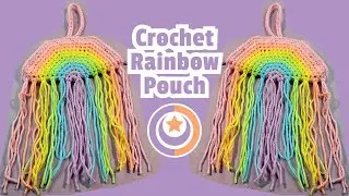 How to Crochet a Rainbow Pouch