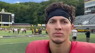 Appalachian State quarterback Joey Aguilar on facing Clemson at Death Valley