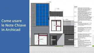Come usare le Note Chiave in Archicad