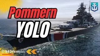 World of Warships POMMERN :  YOLO TIME #wows #worldofwarships #gaming