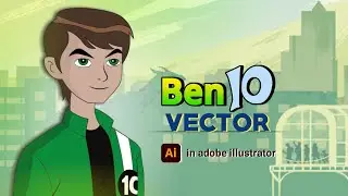 Ben 10 Vector art in adobe illustrator || ANBYON Bezier