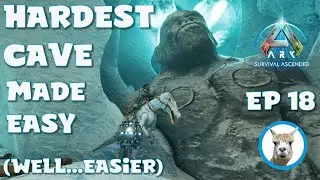 Soloing the hard snow cave - Official PVE - Ark Survival Ascended