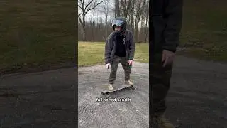 35mph skateboard goes CRAZY
