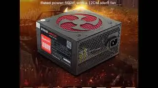 1000W Silent PC Power Supply Gaming PCI SATA ATX 12V 2.31 LED Fan Computer