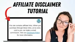 Automatically Insert Your Blog's Affiliate Disclaimer With This Free Plugin | Tutorial