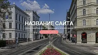 Free responsive html template of a landing page