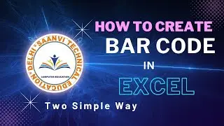 How to Create Barcode in Excel | Barcode in Excel | Barcode in Excel Formula |Barcode Kaise Banaye